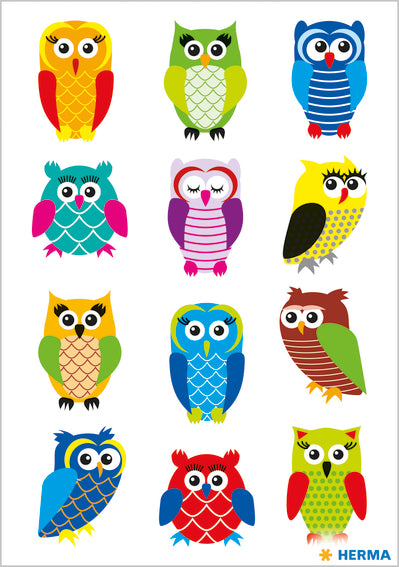 Herma-Magic Sticker Owls Glitter Foil-3224