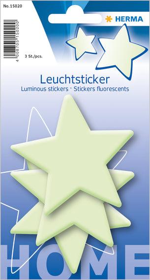 Herma-Glow in the Dark Sticker Stars-15020