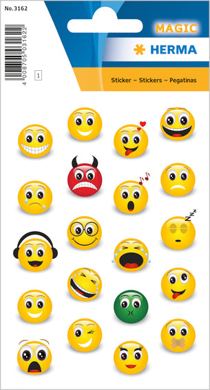 Herma-Magic Sticker Emojis Stone-3162