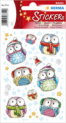 Herma-Magic Sticker Winter Owls Moving Eyes-3712