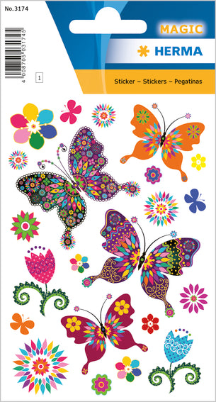 Herma-Magic Sticker Butterfly Glitter Foil-3174