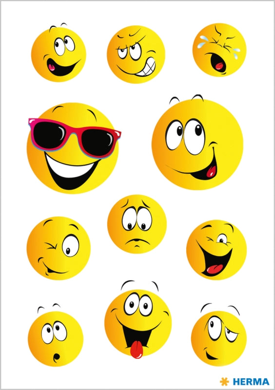 Herma-Decor Sticker Happy Face-15042