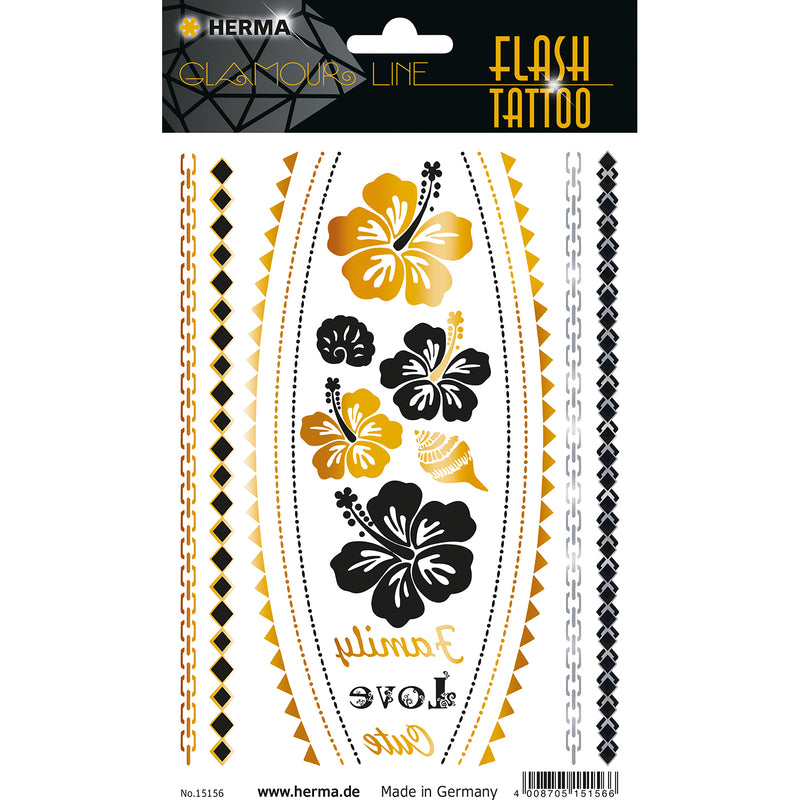 Herma-Flash Tattoo Sticker Flower-15156