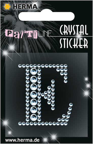 Herma-Crystal Sticker 'E'-15334