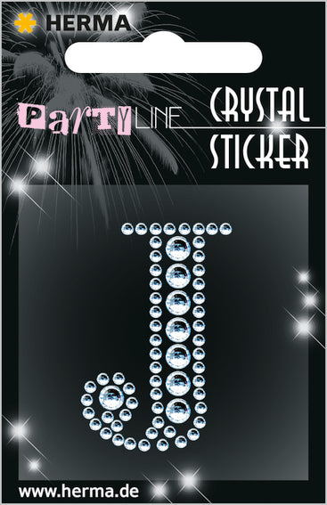 Herma-Crystal Sticker 'J'-15339