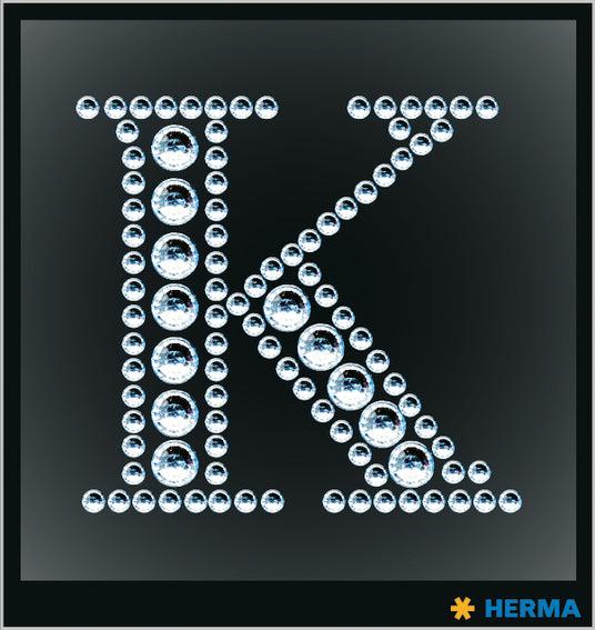 Herma-Crystal Sticker 'K'-15340