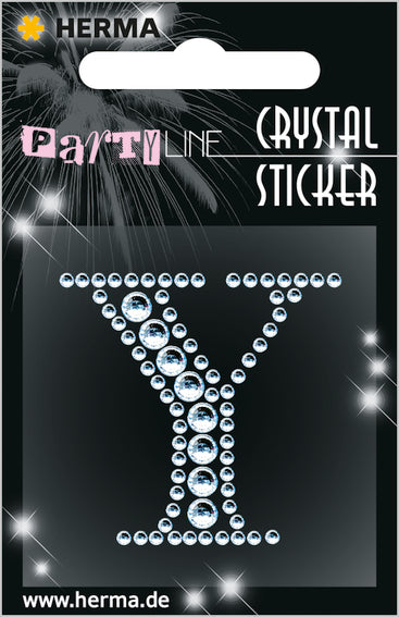 Herma-Crystal Sticker 'Y'-15354