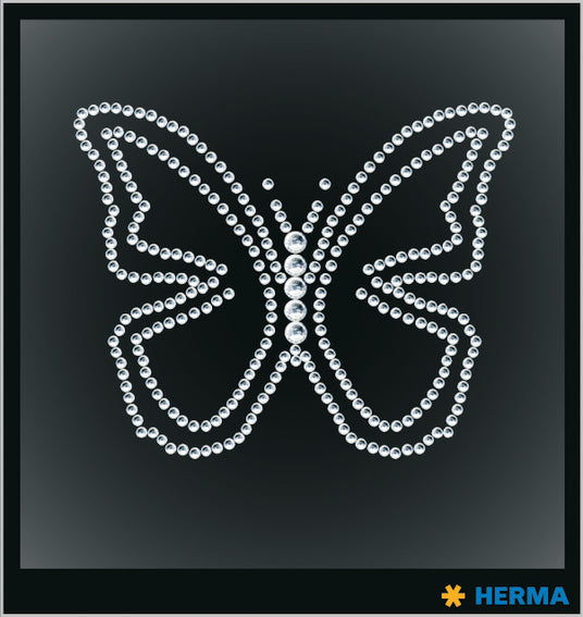 Herma-Crystal Sticker Butterfly-15379