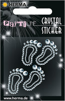 Herma-Crystal Sticker Foot Prints-15387