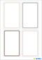Herma-Removable Labels 52x82mm With Color Border-10664