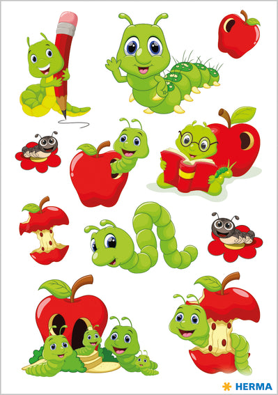 Herma-Magic Sticker Moving Eyes Worms-15147