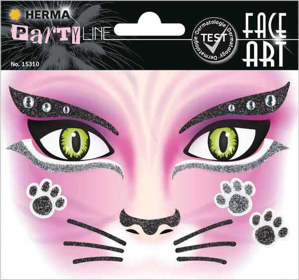 Herma-Face Art Sticker Cat-15310