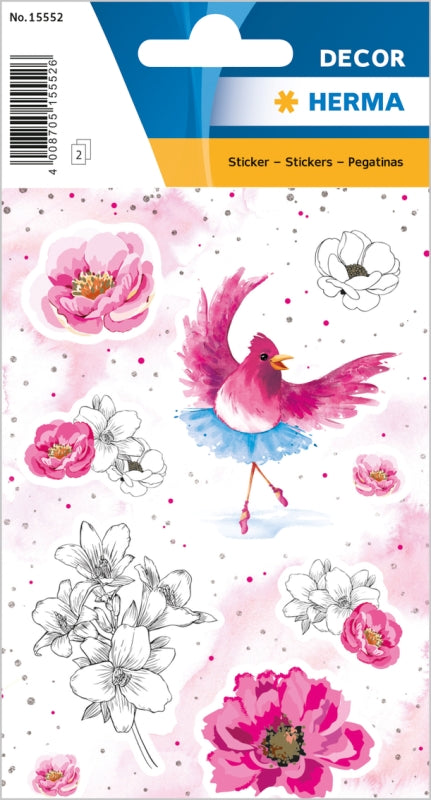 Herma-Decor Sticker Bird&Flower-15552