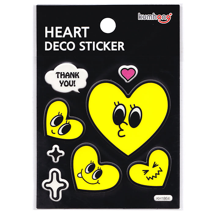 DECO STICKER HEART-1864