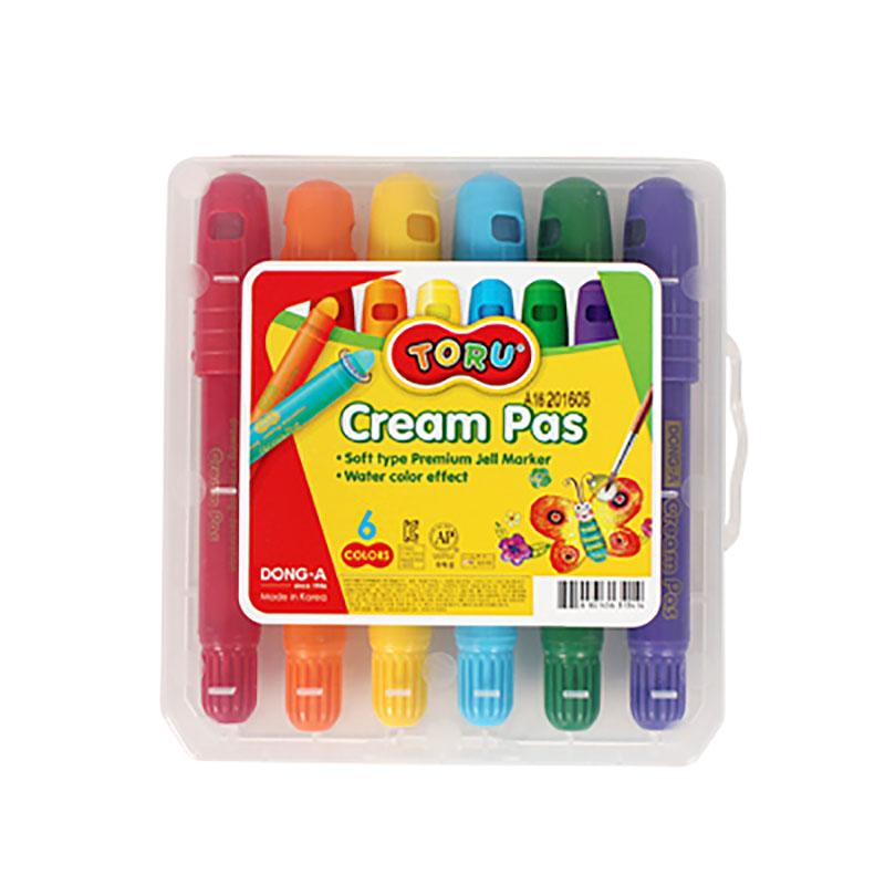 Soft Crayon Cream Pas 6Color