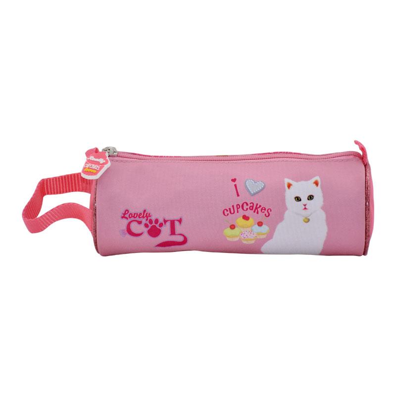 Pencil Case Round Lovely Cat LCB