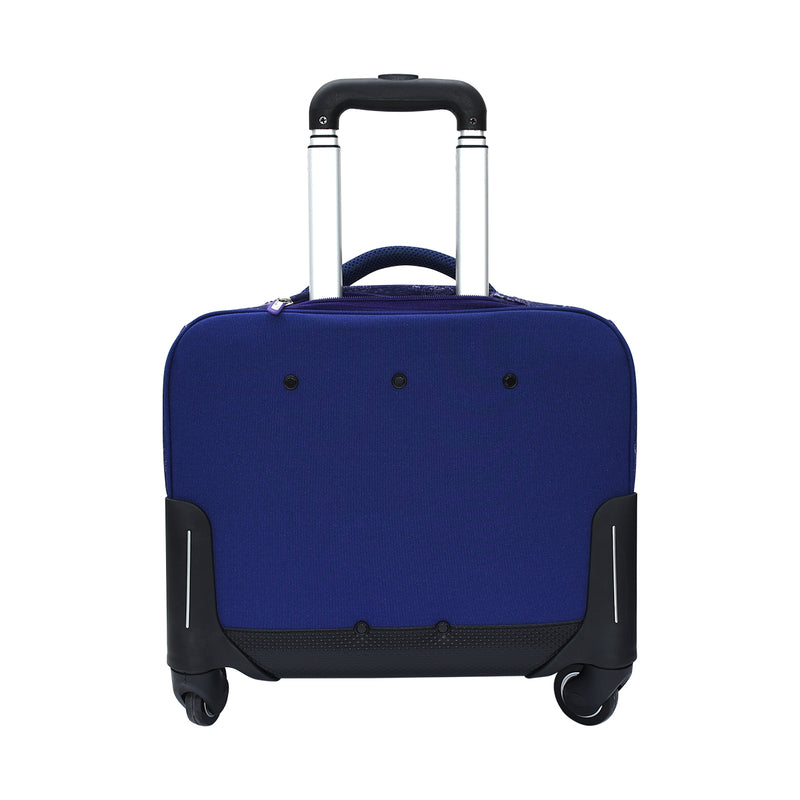 Trolley Bag 4 Wheel Grey Blue&Flowers-K20-G7-TS