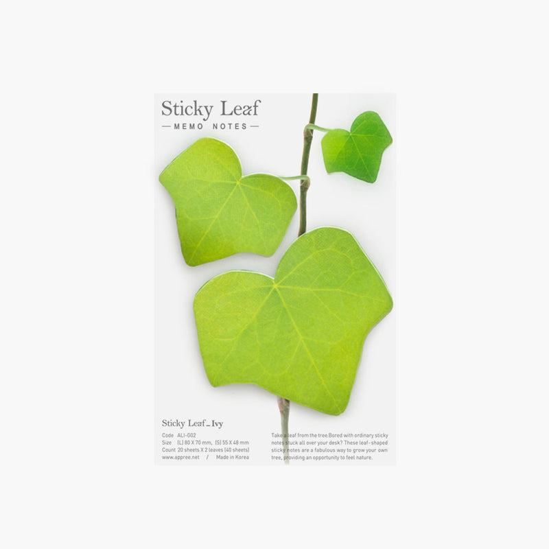 STICKY NOTE LEAF Ivy-Green-Medium-ALI-G02