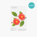 LEAF MAGNET Camellia-Red-ALMC2-R04