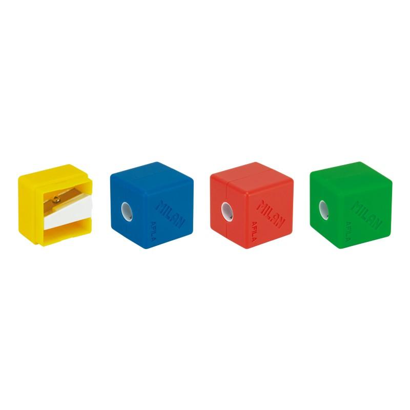 Sharpener Plastic Cubic 20154216 -4 pieces