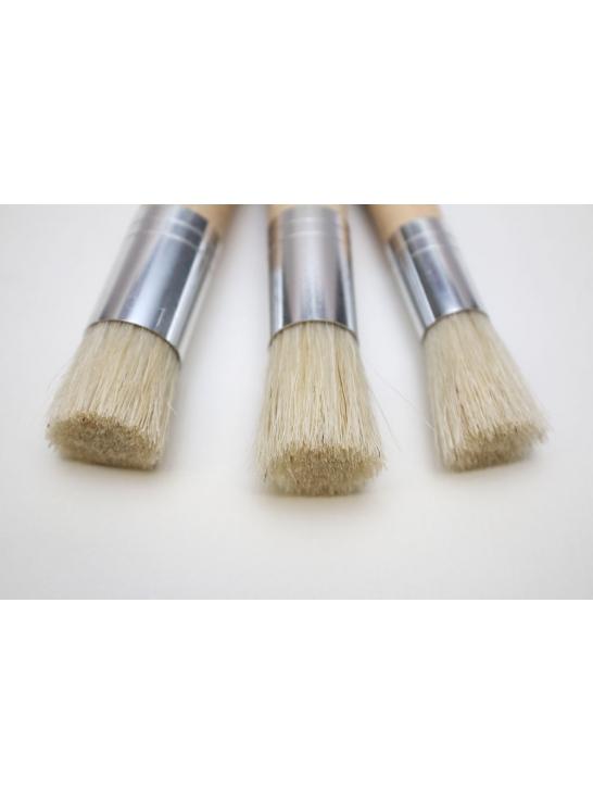 Stencil Brushes 3 Pcs 6,8,10
