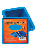 Brush Washer Twin Compartment Plastic-MAXX0019