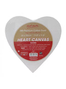 Canvas Streched Heart 380Gm 30X30cm-CMHT0030