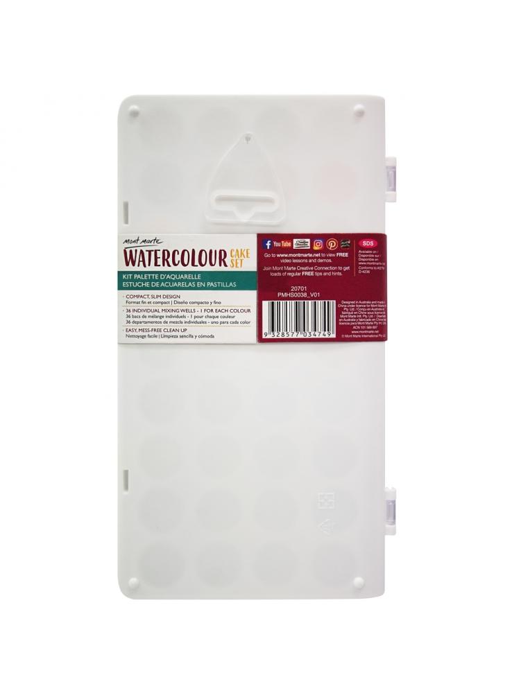 Water Color Cake 36Clr W/Brush-PMHS0038