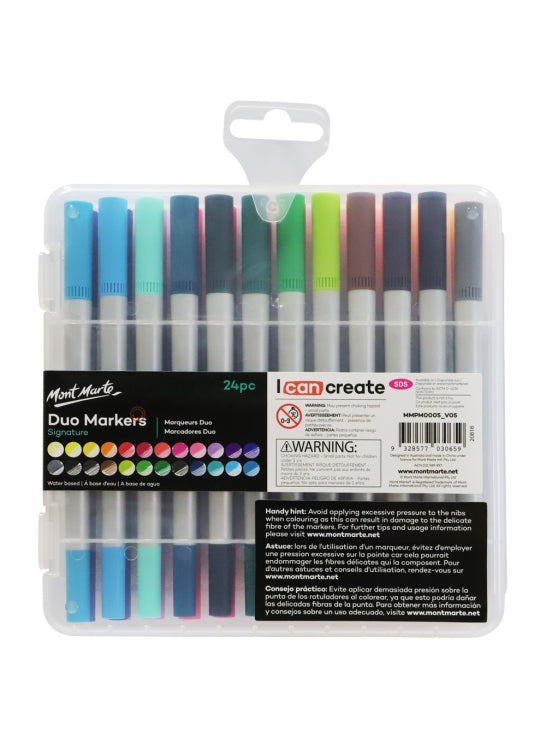 Adult Colouring Duo Markers 24pcs-MMPM0005