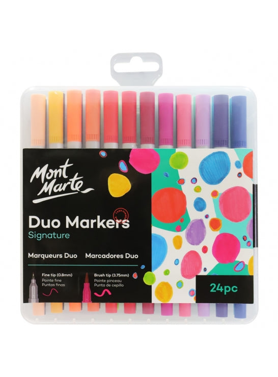 Adult Colouring Duo Markers 24pcs-MMPM0005