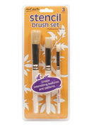Stencil Brush 3 Pieces 12/8/4- BMHS0007