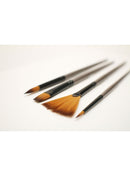 Brush Set Gallery Acrylic 4 Pieces-BMHS0010