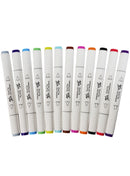 Dual Tip Art Marker 12 Pieces Set-MMPM0022