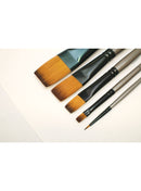 Mont Marte-Brush Set Gallery Acrylic 5 Pieces-BMHS0016