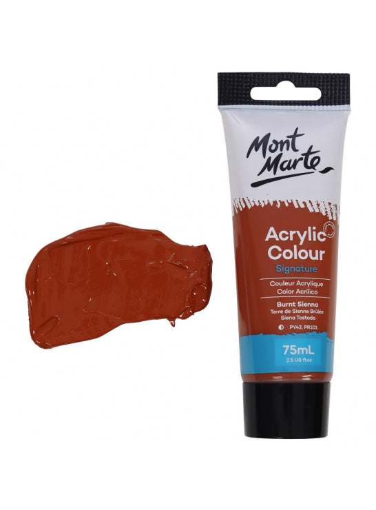 Mont Marte-Acrylic Color 75ml Burnt Sienna-MSCH7514