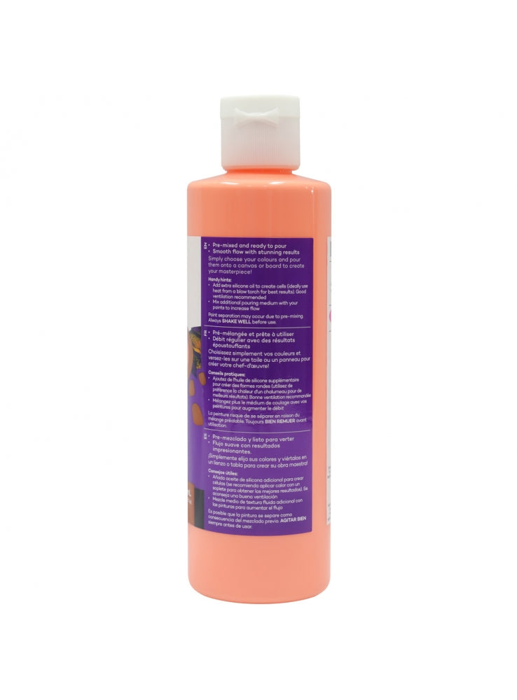 Mont Marte-Pouring Acrylic Paint 240ml Coral-PMPP0003