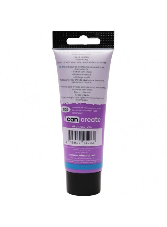 Mont Marte-Acrylic Color 75ml Light Purple-MSCH7515