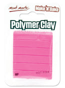 Mont Marte-Polymer Clay Make N Bake 60g Hot Pink-MMSP6043