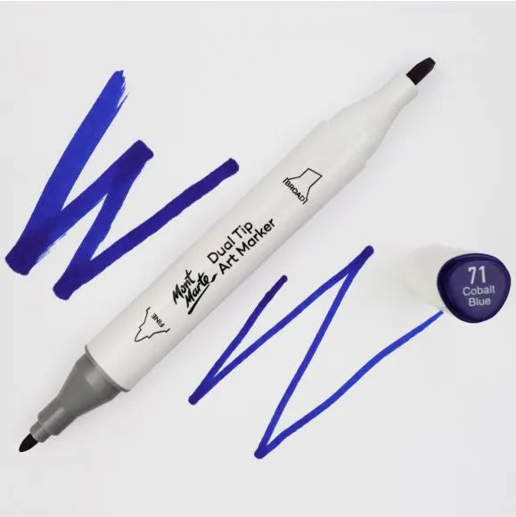 Dual Tip Art Marker Premium - Cobalt Blue 71 - MGRD0025