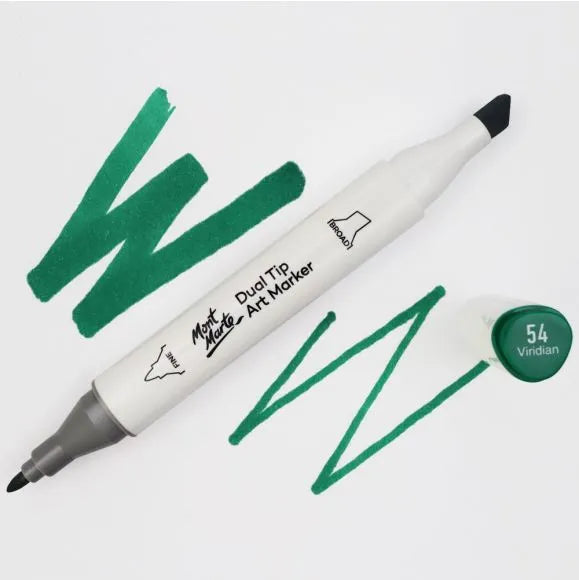 Dual Tip Art Marker Premium - Viridian 54 - MGRD0036