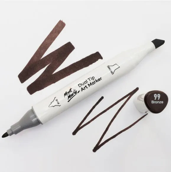 Dual Tip Art Marker Premium - Bronze 99 - MGRD0052