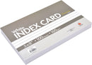 RULED CARD WHITE 5"X8" 100'S (EDUB041104)
