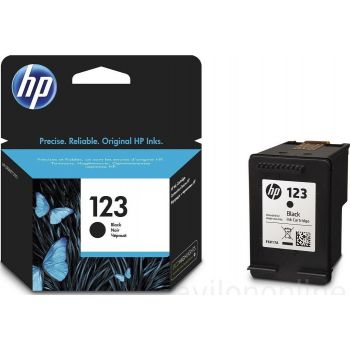 HP 123 Black Original Ink Cartridge | F6V17AE