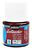 Pebeo-Seta (Fabric Color) Transparent 45ml Oriental Red-329023
