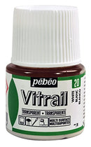 Pebeo Vitrail Glass paint 45ml White-050020