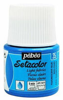 Pebeo-Seta (Fabric Color) Transparent 45ml Fluo Blue-329035