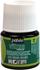 Pebeo Vitrea 160 Glass Paint Glossy 45ml Emerald-111012