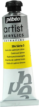 Pebeo-Extra Fine Professional Artist Acrylic 37ml-Cadmium Lemon-908304