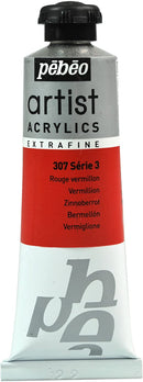 Pebeo-Extra Fine Professional Artist Acrylic 37ml-Vermilion-908307