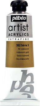 Pebeo-Extra Fine Professional Artist Acrylic 37ml-Iridescent Gold-908352